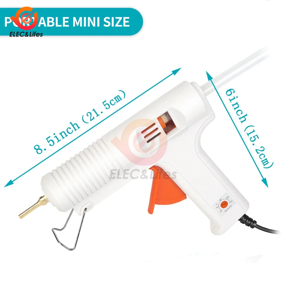 120w DIY Heiß schmelz klebe pistole 11mm Klebe stift Industrie Mini einstellbare Temperatur Klebe pistolen Thermo elektrische Reparatur Wärme werkzeuge