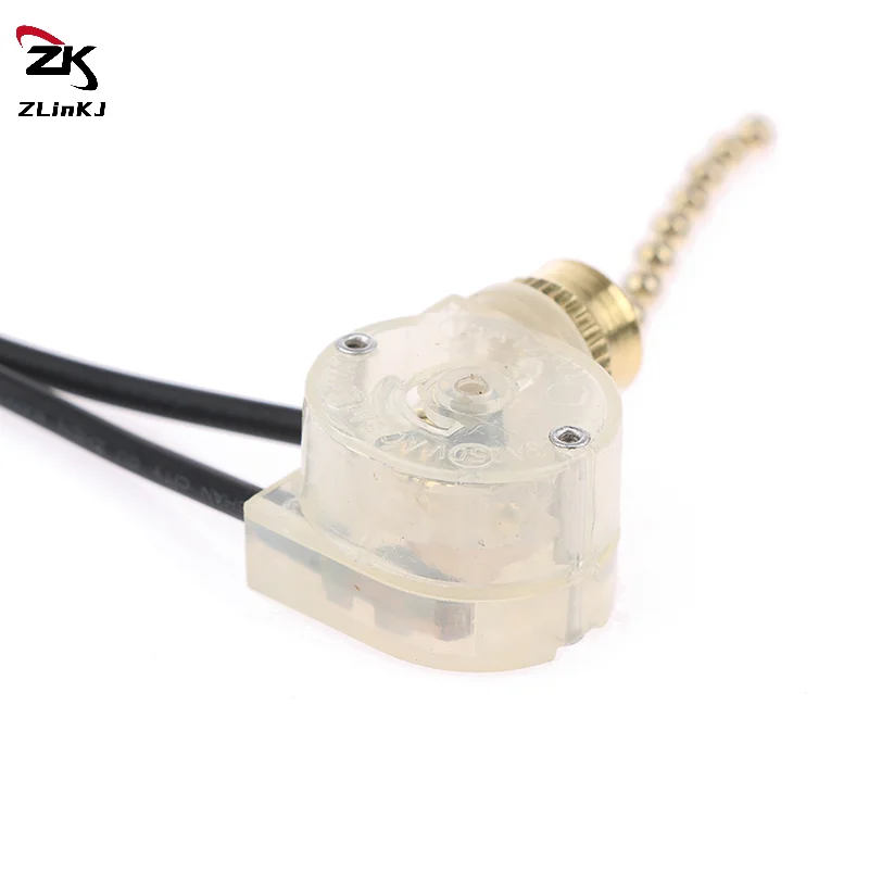 (ZYDD01) 1PC Wall Light pull Rope Switch Universal Chain Ceiling Fan Lamp Replacement Parts 3A