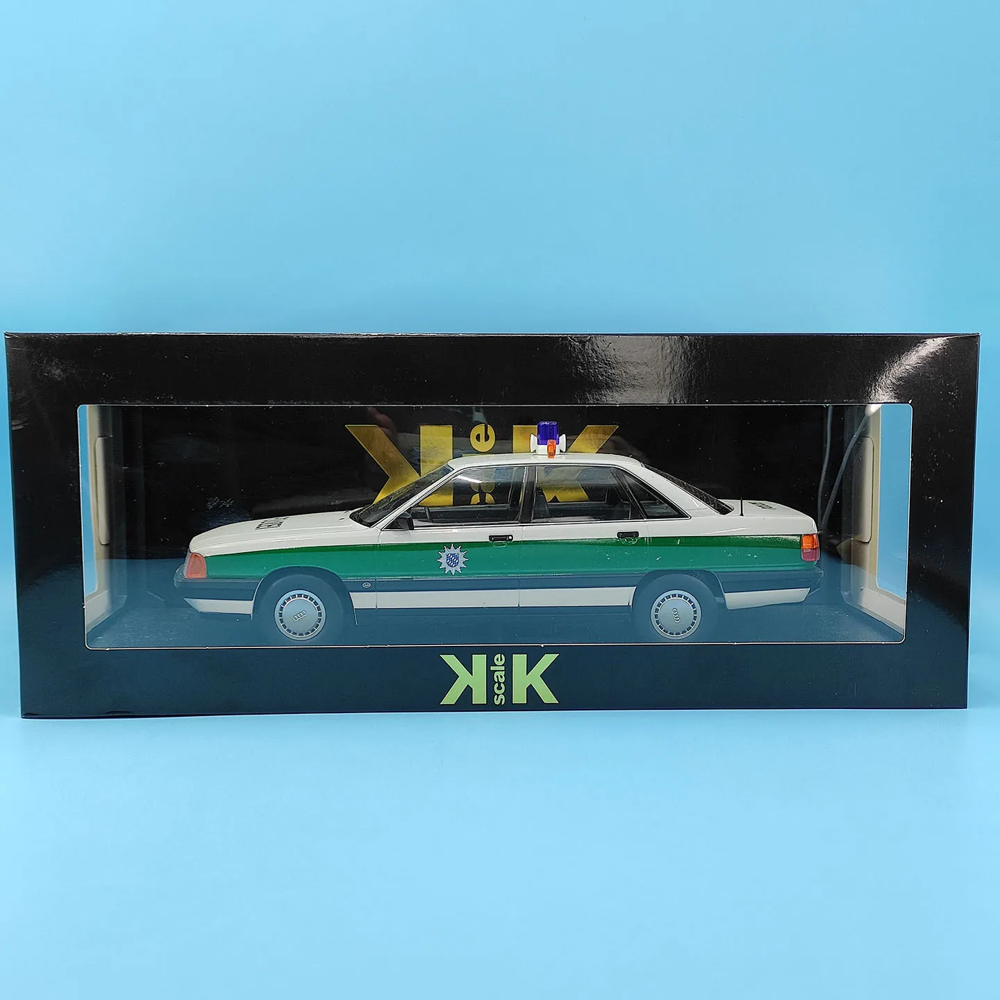 Diecast KK 1:18 Scale 1989 100 C3 German Police Alloy Car Model