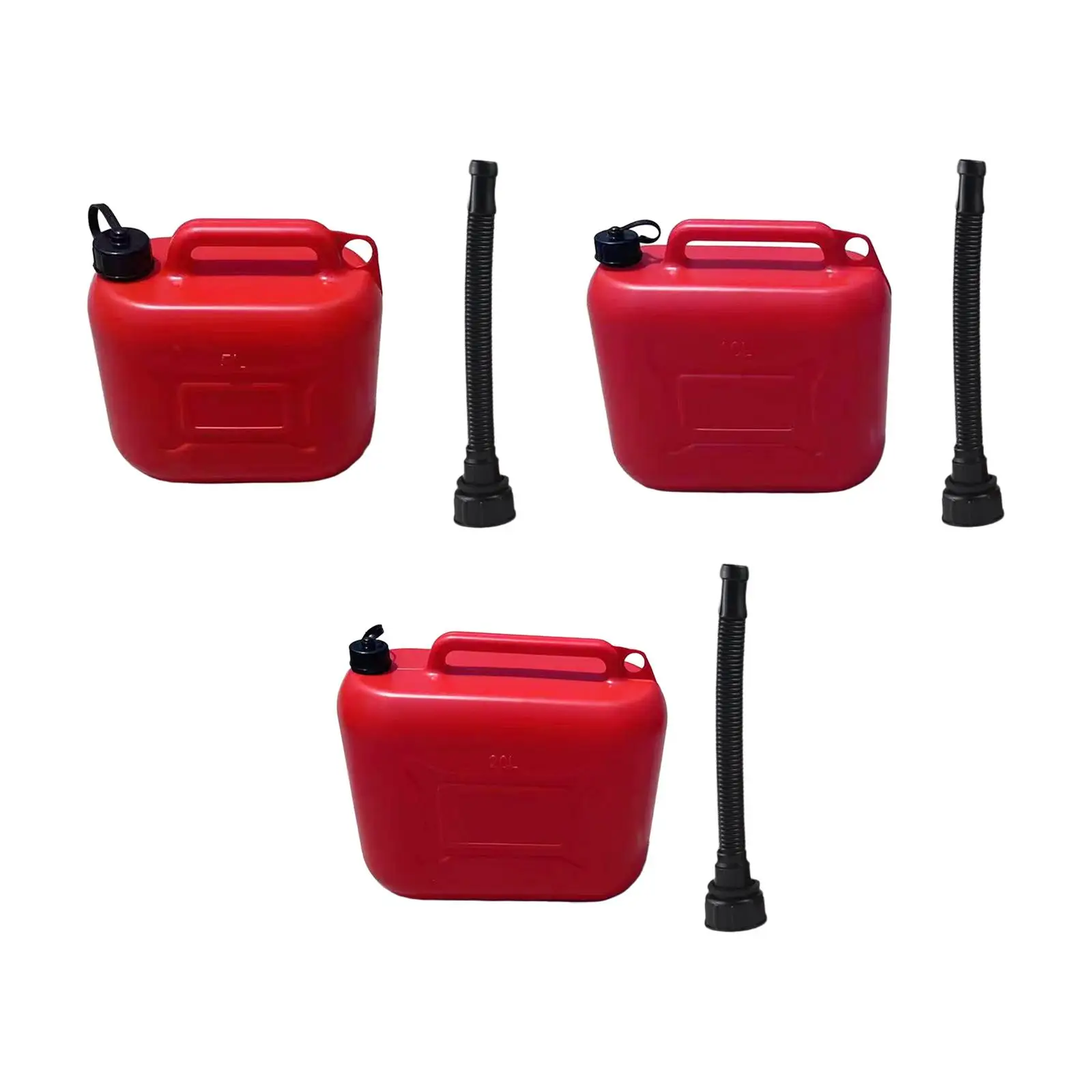

Water Container Versatile Lightweight with Lid Garage Tank Petrol Storage Tank Oil Liquid Canister for Emergency UTV