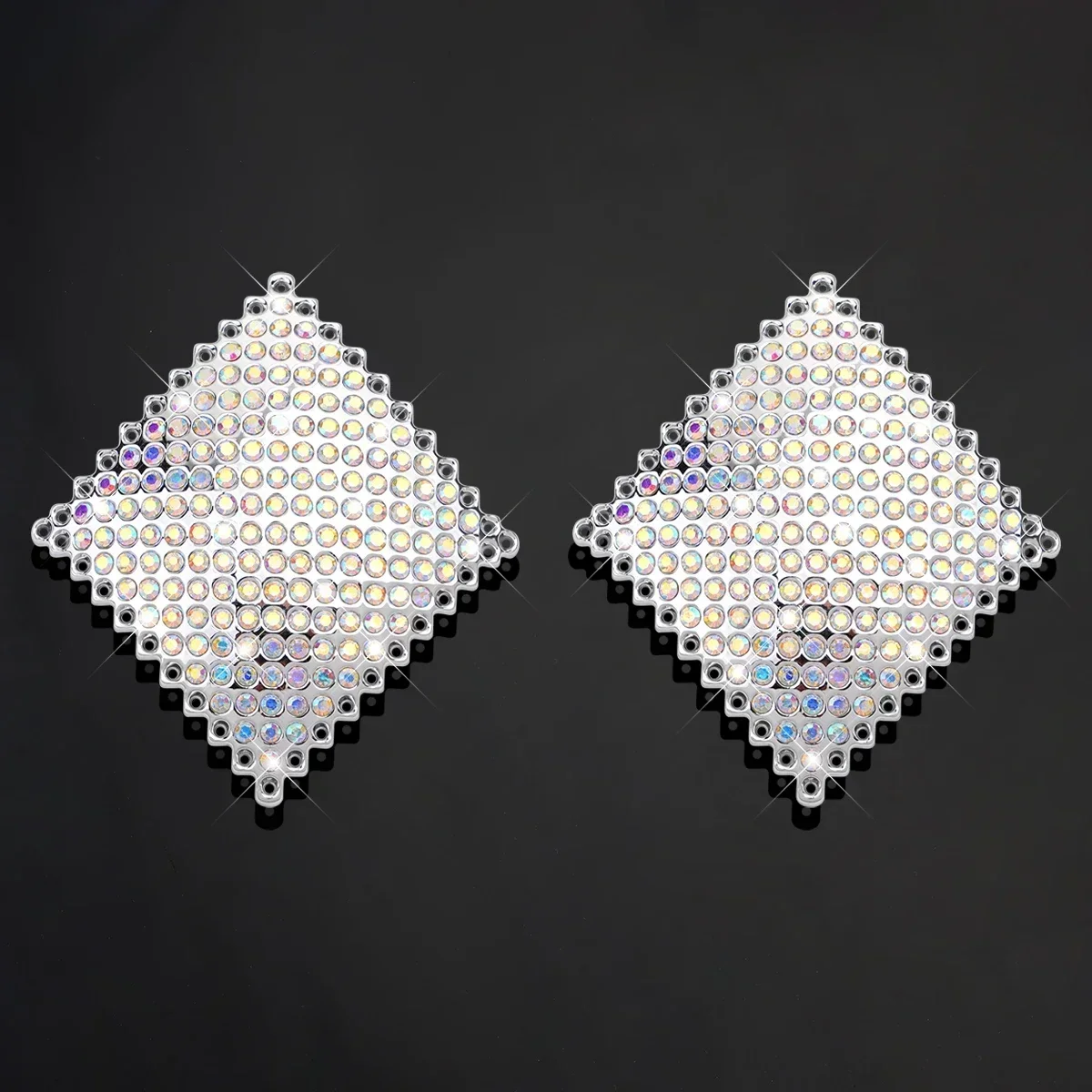 

1pair Resin Rhinestones Nipple Covers for Women New Sexy Chest Protector Reusable Breast Silicone Nipple Pasties Chest Sticker