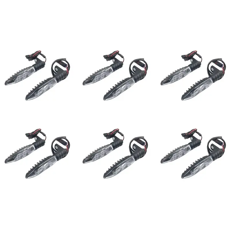 

Plain 12X For -BMW R1200GS Adv F650GS R1200R S1000R S1000RR F800GS K1300S G310R/GS Blinker Turn Signals LED Indicators Front