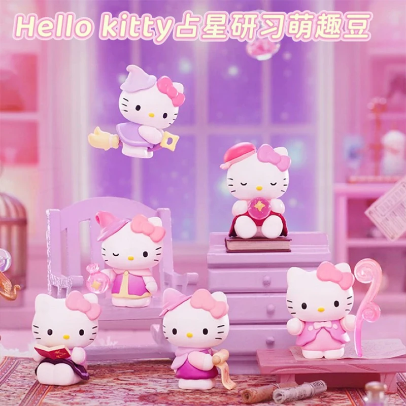 

Genuine Sanrio Hello Kitty Love Bow Series My Melody Cinnamoroll Kuromi Blind Bag Girl Birthday Gift Trendy Toys Desktop Decor