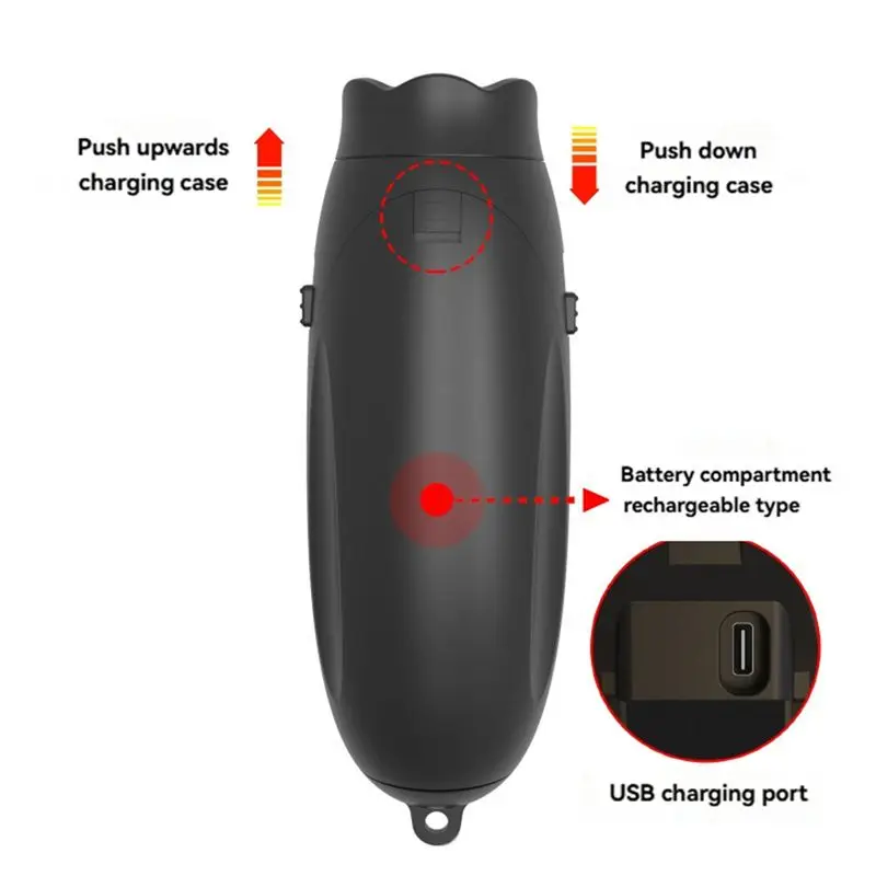 Electronic Whistle, 9V Battery-Operated, Loud Volume With 3 Adjustable Tones, Coaches Whistle, Orange