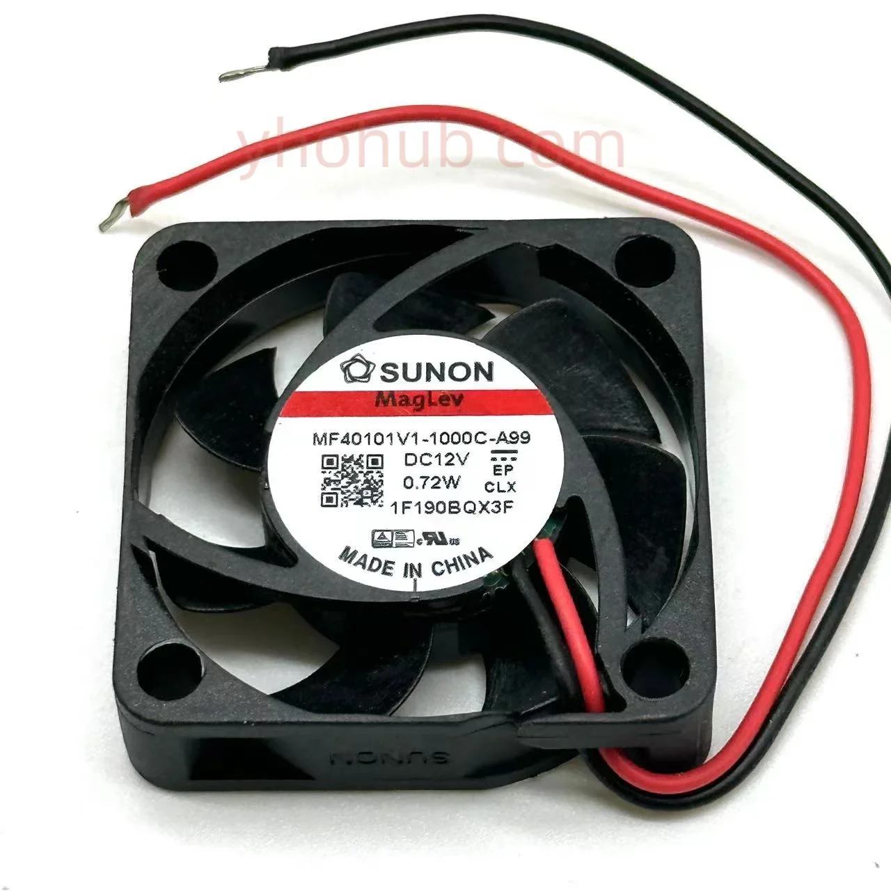 

SUNON MF40101V1-1000C-A99 DC 12V 0.72W 40x40x10mm 2-Wire Server Cooling Fan