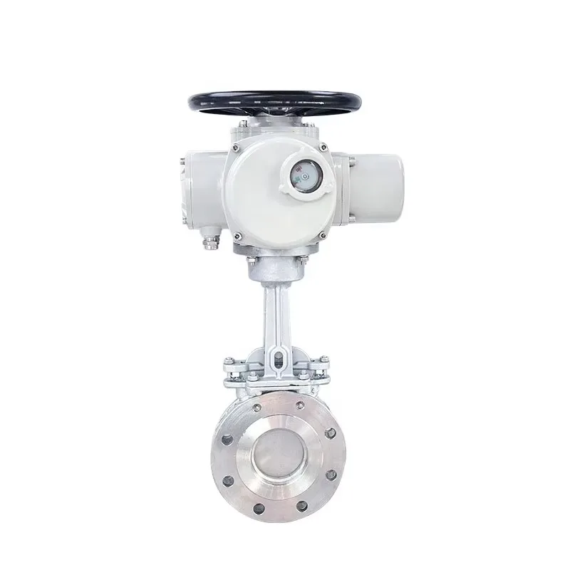 

COVNA 12in IP68 Flange Cast Iron Multi-Turn Electric Motorized Actuator Knife Gate Valve