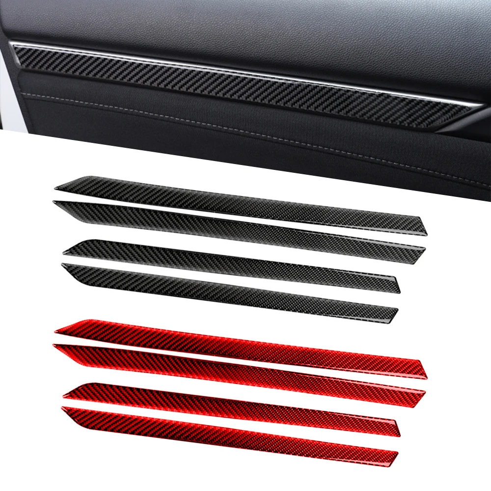 

For Honda 10 tenth generation Civic Civic door panel trim carbon fiber sticker frame car interior modification accessories