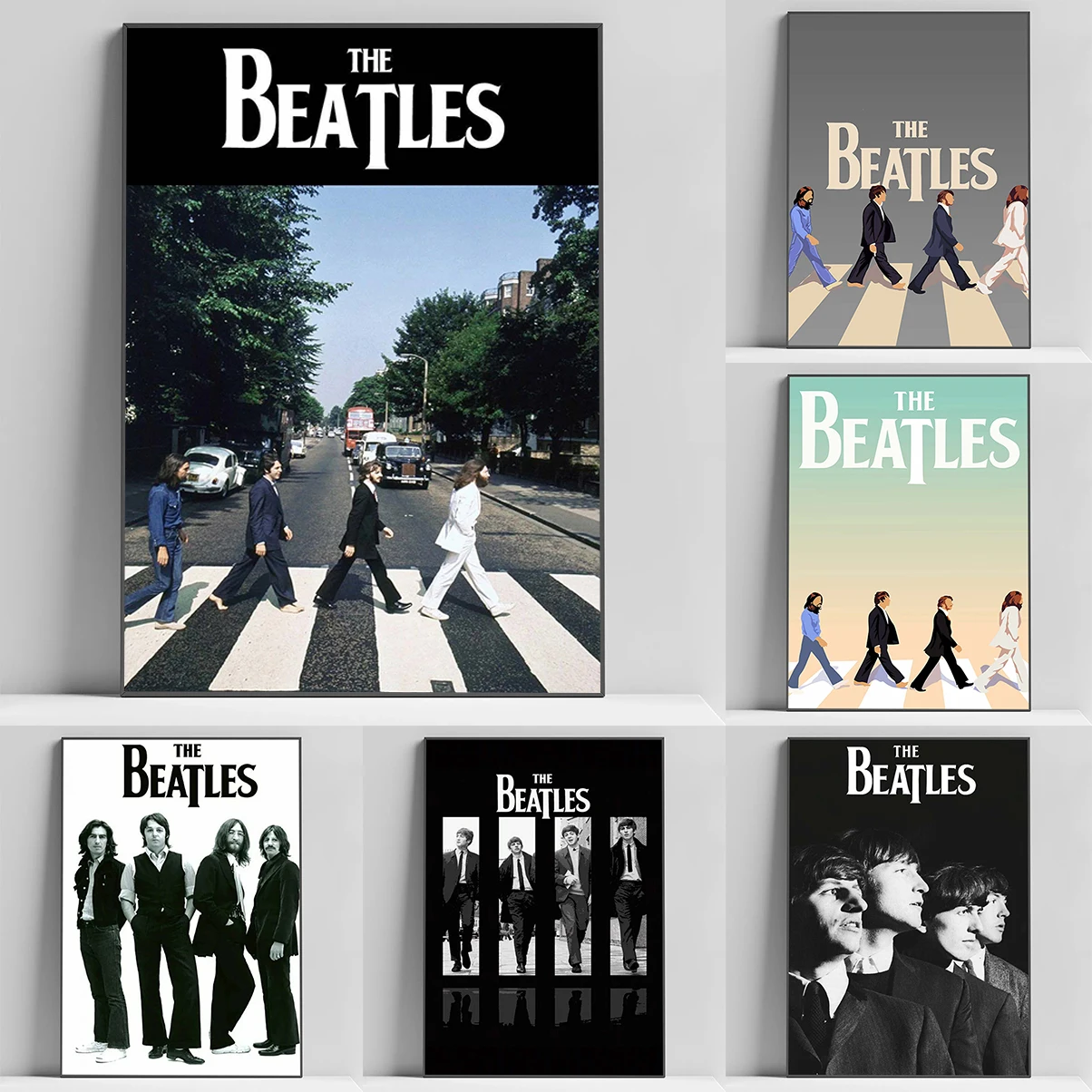 

T-The-b-beatles Band Cool Poster Decorative Wall Prints Home Decoration Room Gift Art Mural Office Decor Vintage Interior Poster