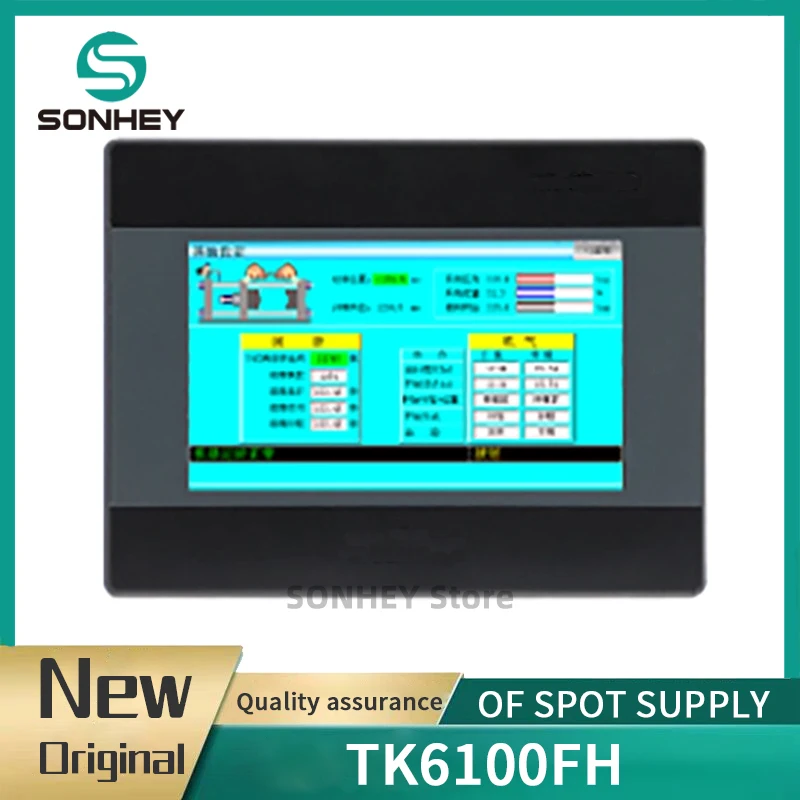 10 pulgadas HMI TK6100FH WIFI opcional 1024*600 resolución color HMI pantalla táctil monitor industrial kit de controlador CNC Coolmay