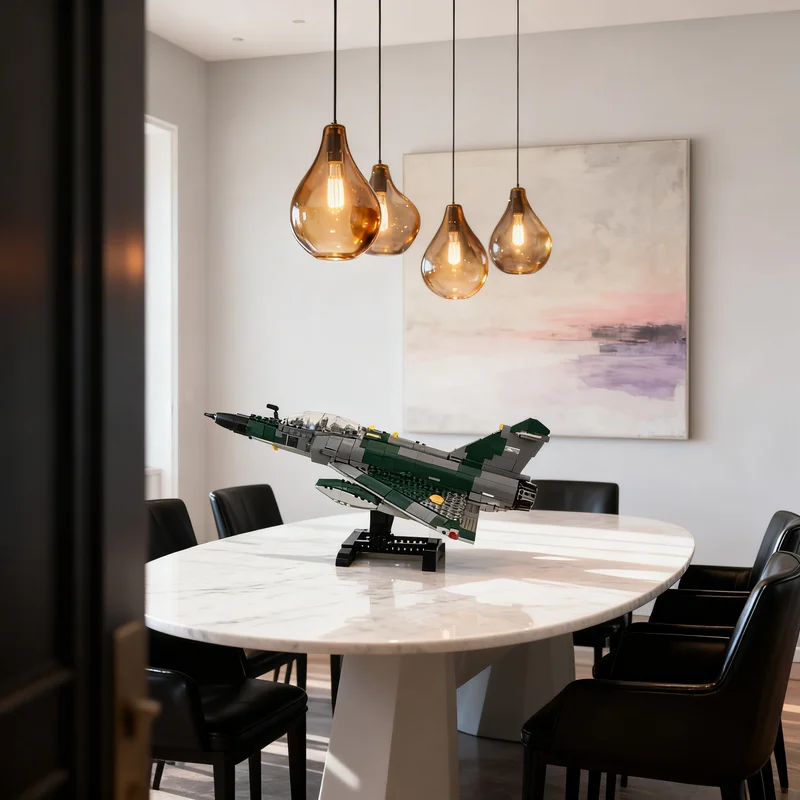 

1144pcs MOC Dassault Mirage N Creator Designer Sets Model Building Blocks Creative Display Gift Collectible Decor Kids Premium