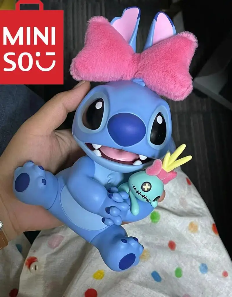 In Stock Disney Lilo And Stitch Sweet Hug Theme Figures Trendy Gifts Stitch Cute Peripherals Model Ornaments Children's Gifts