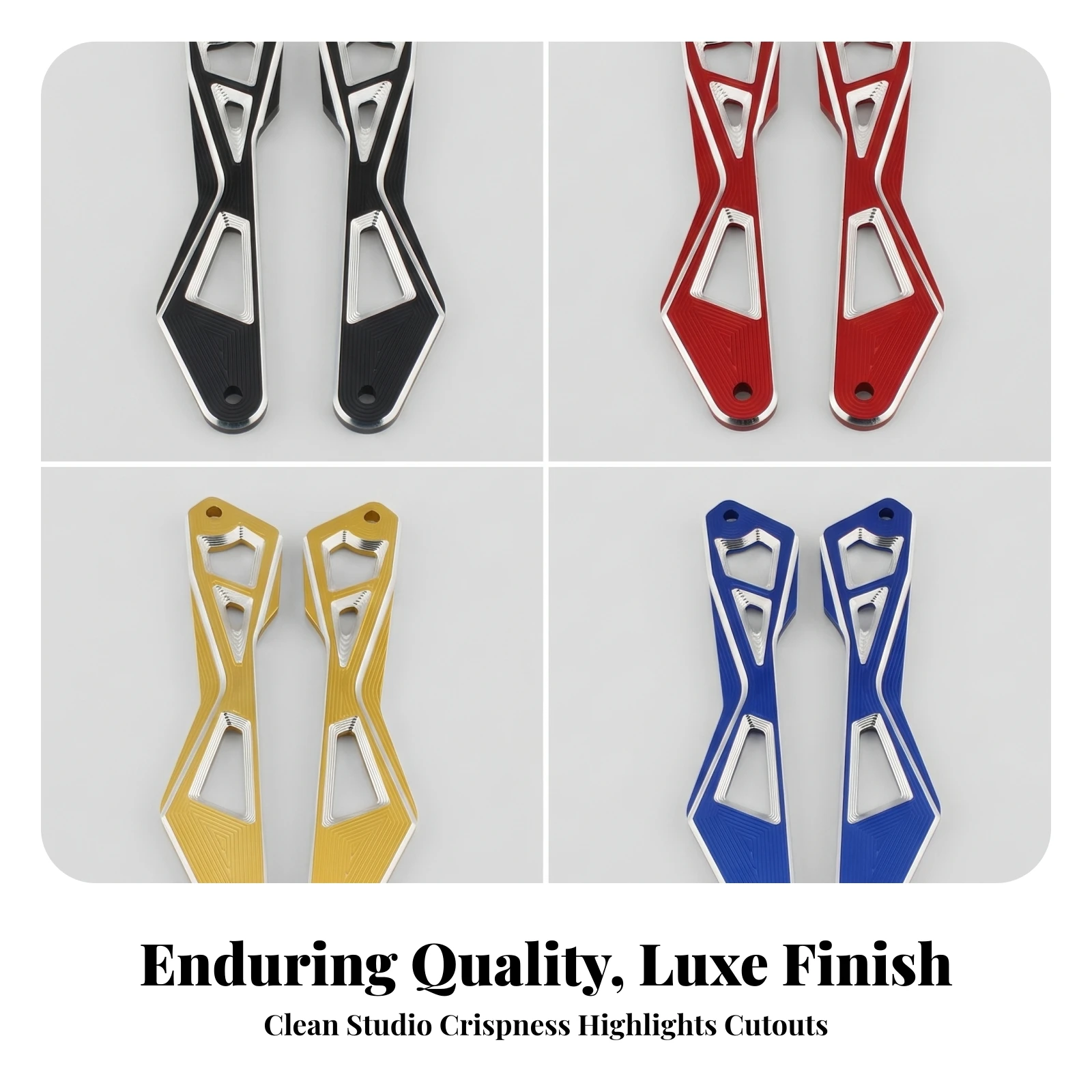 Windshield Trim Brackets Corrosion Resistant Fairing Trim Accents Windshield Bolts Lightweight Screws Long-Lasting