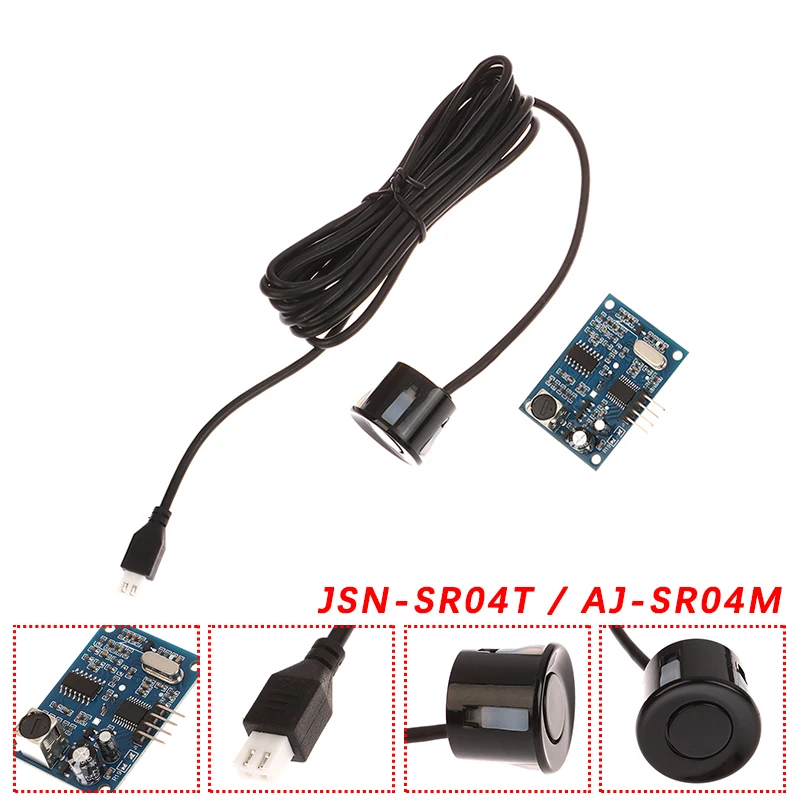 

1 комплект водонепроницаемого ультразвукового модуля JSN-SR04T/AJ-SR04M водонепроницаемый встроенный датчик измерения расстояния для Arduino