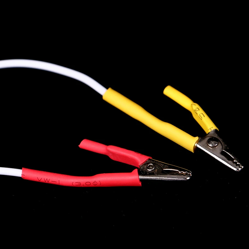 

19.5cm Tens/Ems tieline Alligator Clip Cable Wire Electrode For Electronic Acupuncture 2mm Pin Type Cable