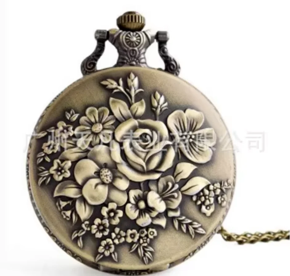 

8876 New brass cut rose vintage decorative watch strap necklace