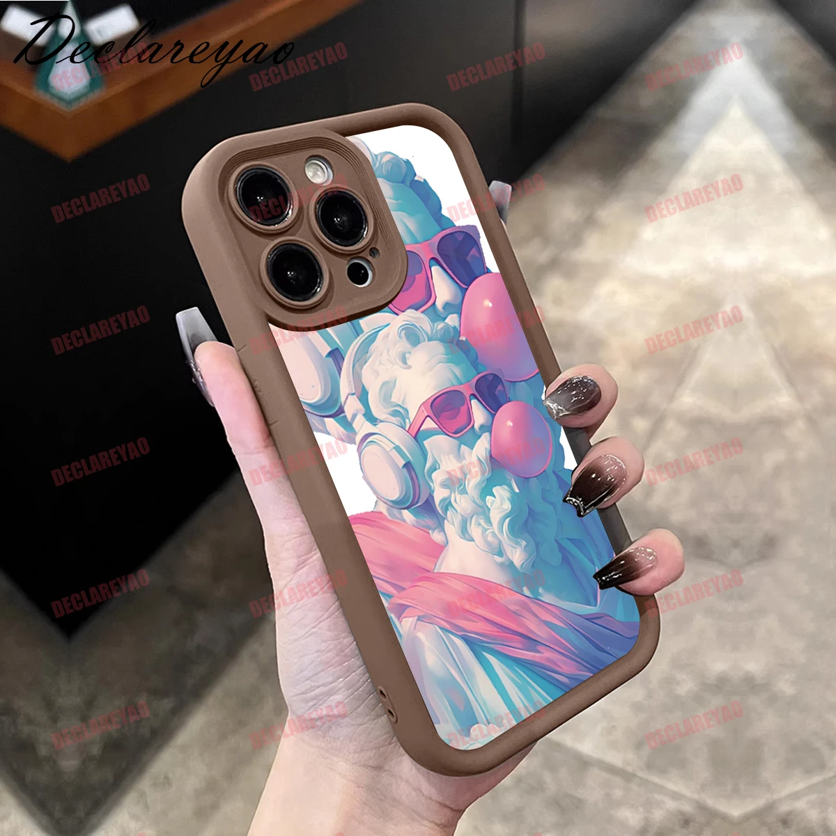 DECLAREYAO ماتي بولي يوريثان لينة خفيفة سليم حالات ل VIVO iQOO X200 V9 G2 X70 Y04 S19 V20 X100 Z3 V11 55 Z7i Y1 يغطي حافظة للصدمات
