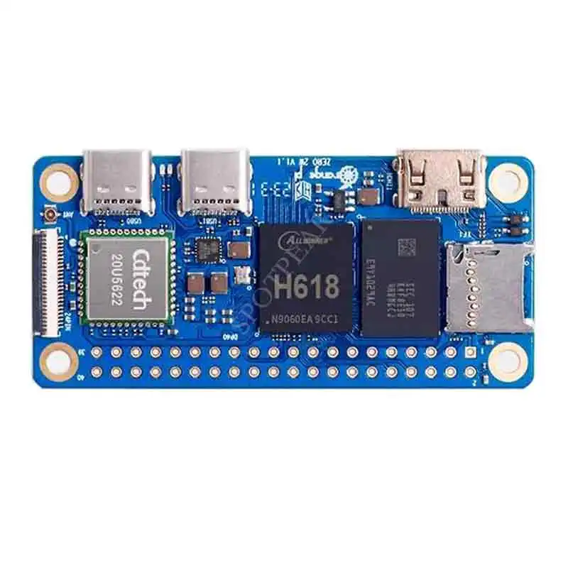 Orange Pi Zero 2W 4GB//2GB/1GB Linux IoT WiFi Allwinner H618  Android TVBox Better Than Raspberry Pi Zero