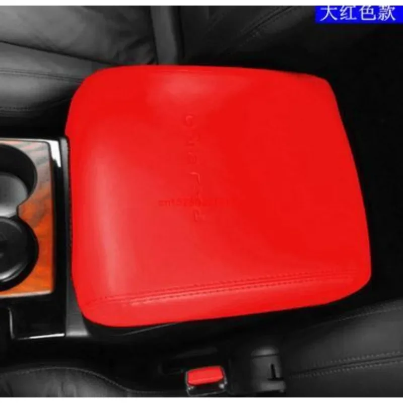 Car Styling Leatherwear  protective cover for car central armrest box  for  Pajero V97 V93 V87 V77 V73