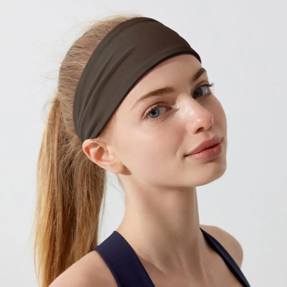 Moisture Absorbing Workout Headbands for Women Non Slip Breathable Stretchy Sweatband Quick-Dry Elastic Women‘s Sports Hairband