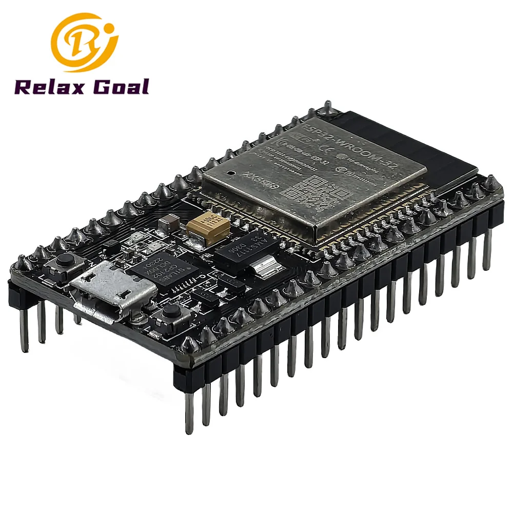 ESP32-WROOM-32 ESP32 WIFI + Bluetooth 2.4GHz Dual Core CPU Development Board Module Ultra-Low Power ESP-32S for Arduino NodeMCU