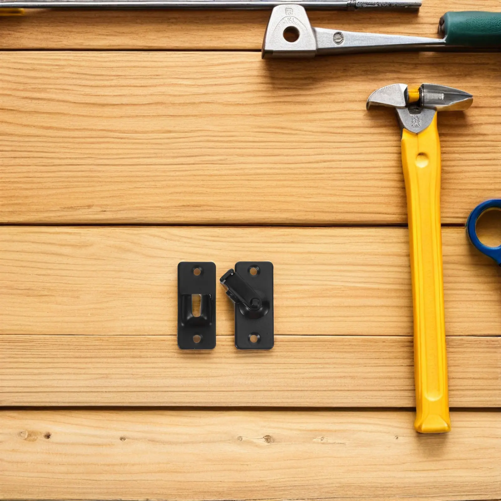 

Комплект из 2 замков-защелок из нержавеющей стали для раздвижных дверей, замена шарнирной защелки, предохранительный фиксатор для дверей ванных комнат и патио