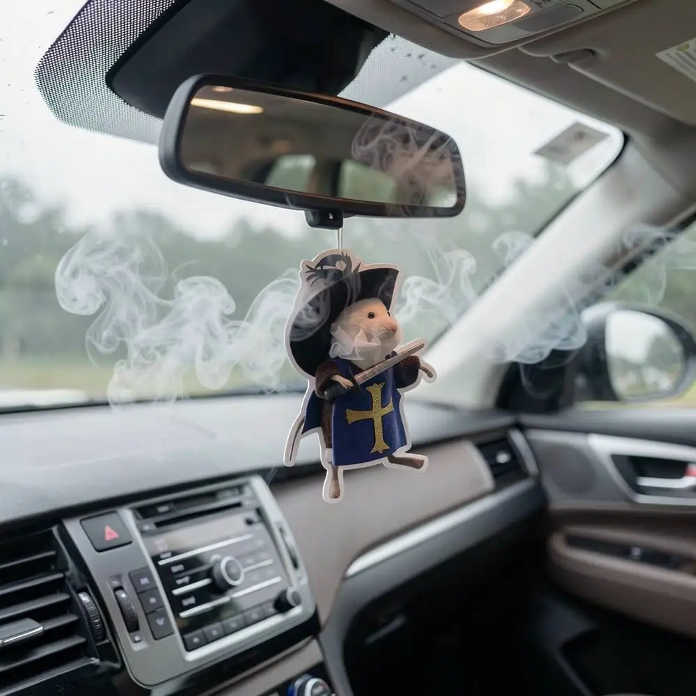 Car Dashboard Air Freshener Paper Strips Scented Deodorizer Long Lasting Sticky Back