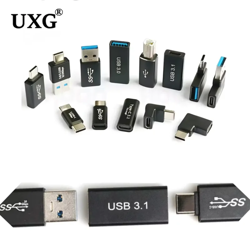 

Универсальный OTG-адаптер типа C, 1 шт., конвертер USB C «папа» к USB-A «папа-мама» для Macbook Huawei Samsung Note, разъем для Ipad