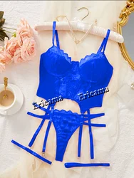 Sexy Set Womens Underwear Exotic Lace Sexy Bra Set Erotic Bodysuit Sexy Lingerie Set Women's Set Push Up Thin Bralette