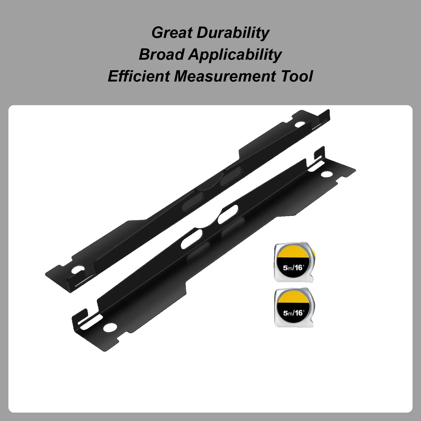

Car Wheel Alignment Tool Heavy Duty Toe Alignment Plates Ruler Heavy Duty Adjustable Gauge For Auto Vehicle Garage Maintenance