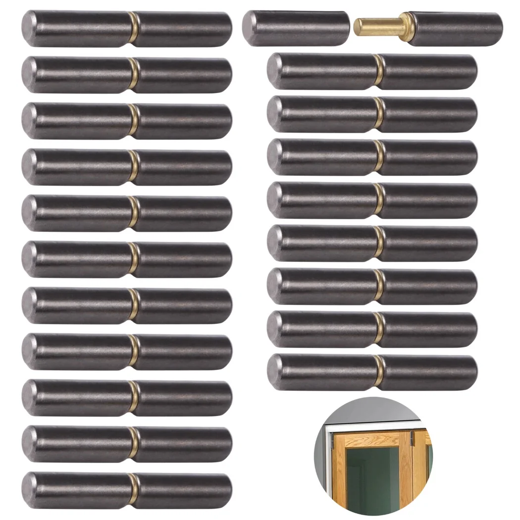 

20 шт. сварные бочковые петли 3-1/8 "x 1/2" приварные дверные петли металлические дверные петли съемные дверные петли для распашных дверей окна