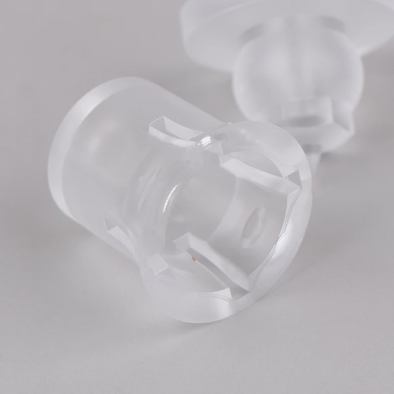 10 قطعة 1.4/2 سنتيمتر شفافة الإعلان مسمار الزجاج مسمار قوس غير مرئية برغي بلاستيك متجمد المسمار #6