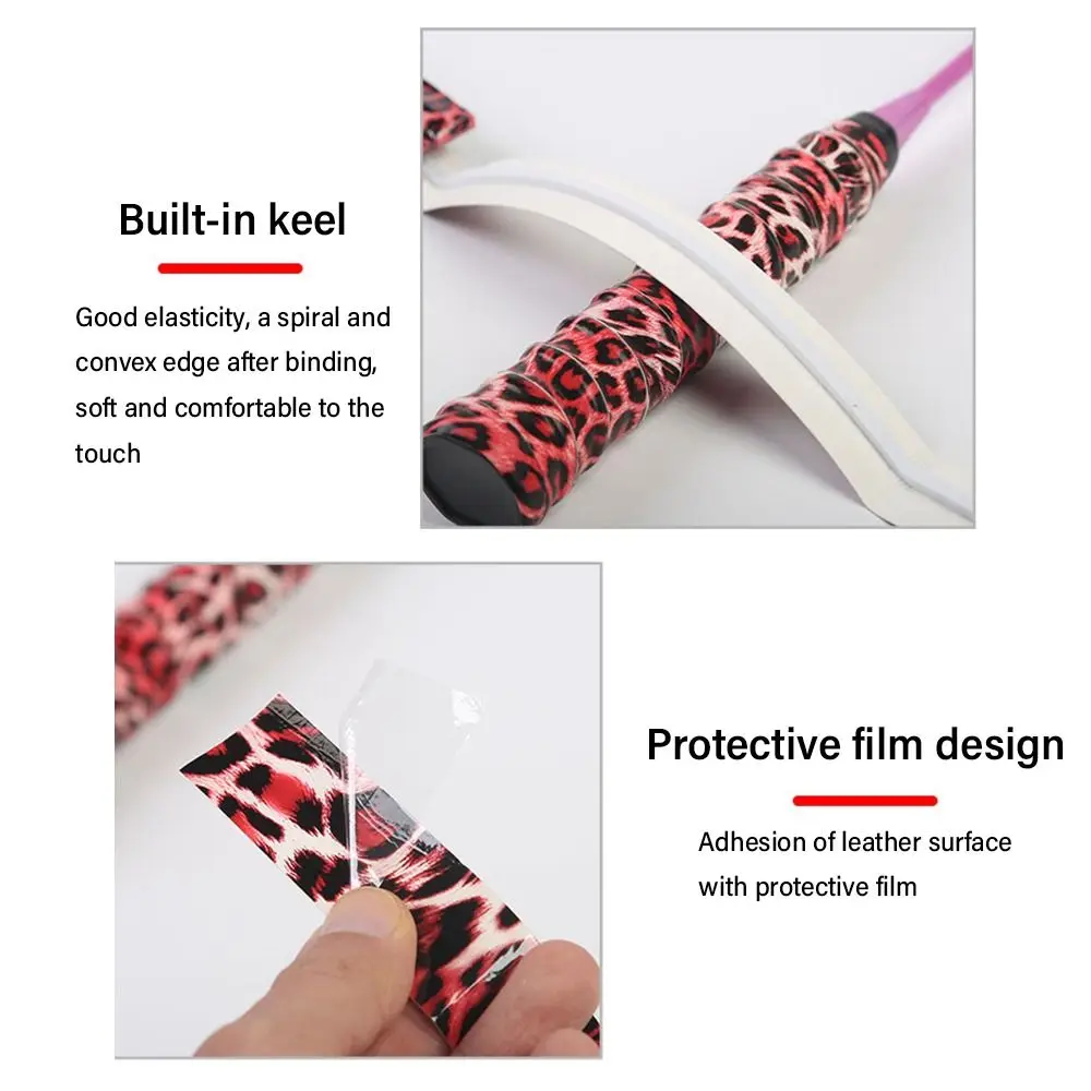 

Multi-color Badminton Racket Overgrips Flower Printing Self-adhesive Non-Slip Grip Tape Sport Supplies Fishing Rod Over Grips