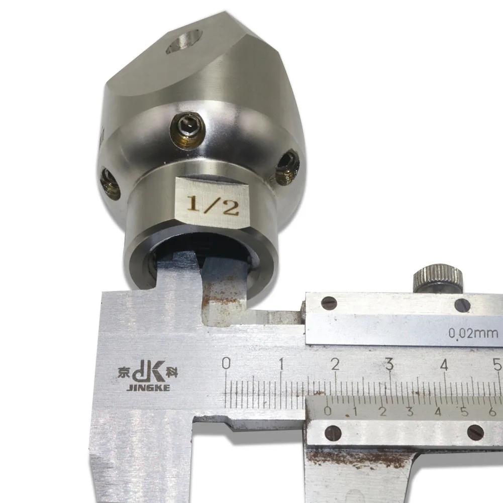 ارتفاع ضغط 8 حفرة فوهة 1/2 G1/2 مسدس رش كهربائي أنبوب الحمأة مياه الصرف الصحي تنظيف المجاري فوهة بندقية