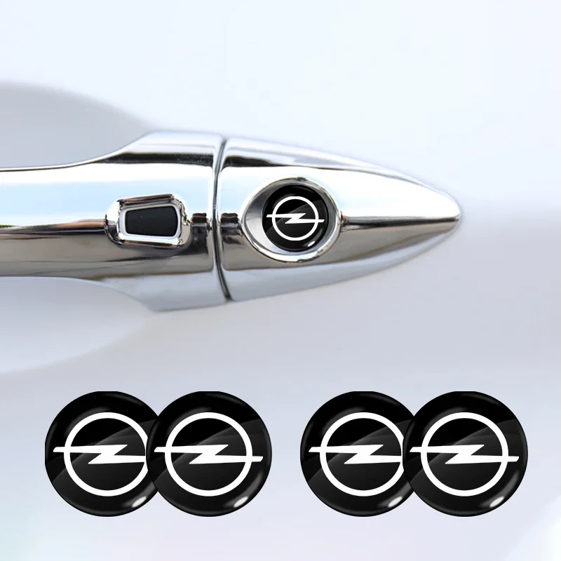 Car Lock Keyhole Stickers Door Lock Protect Car 3D Stickers For Opel Astra j g Insignia Corsa d Vectra c Zafira a Auto Gadgets