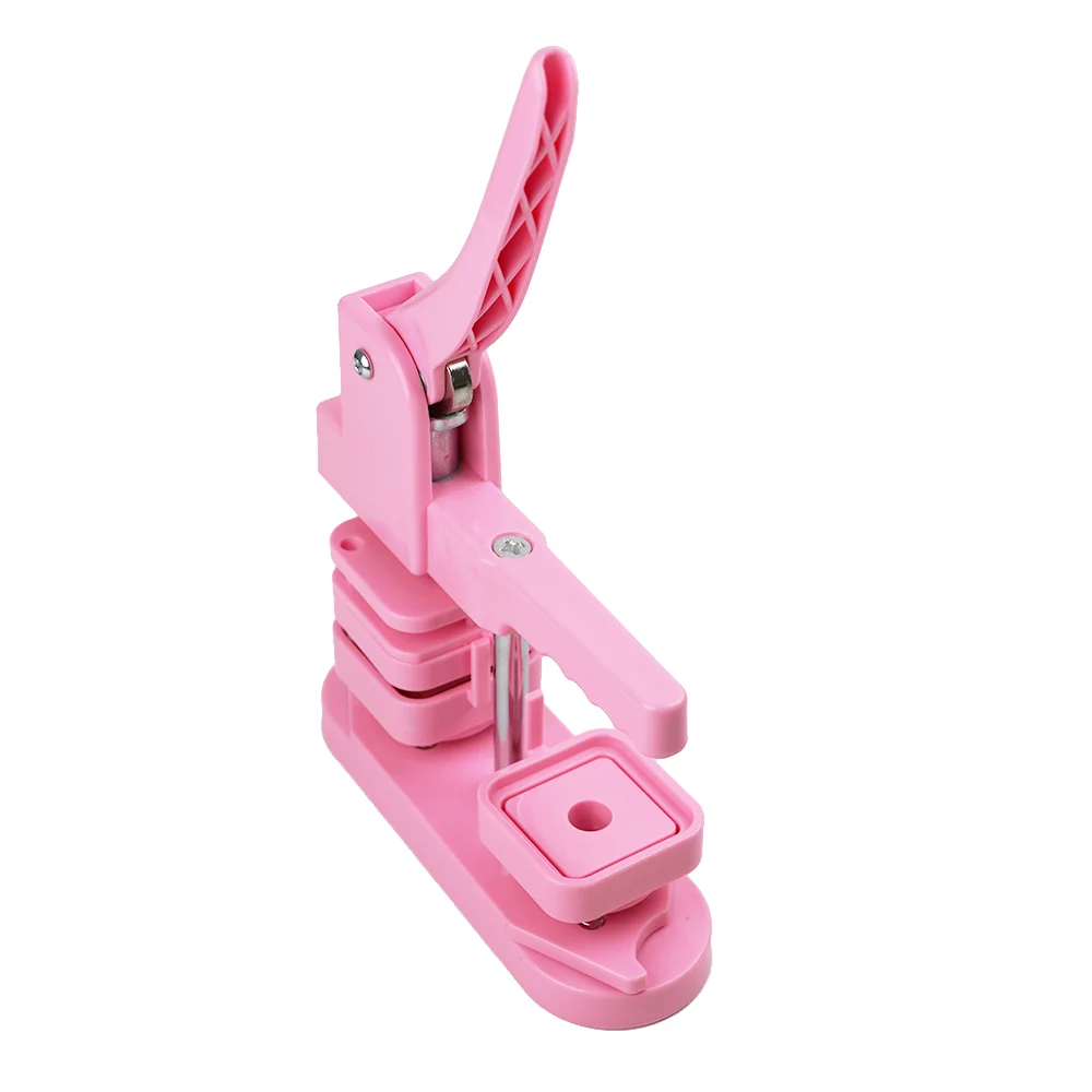 50Mm square magnet making machine plastic machine 100 sets refrigerator sticker material pink