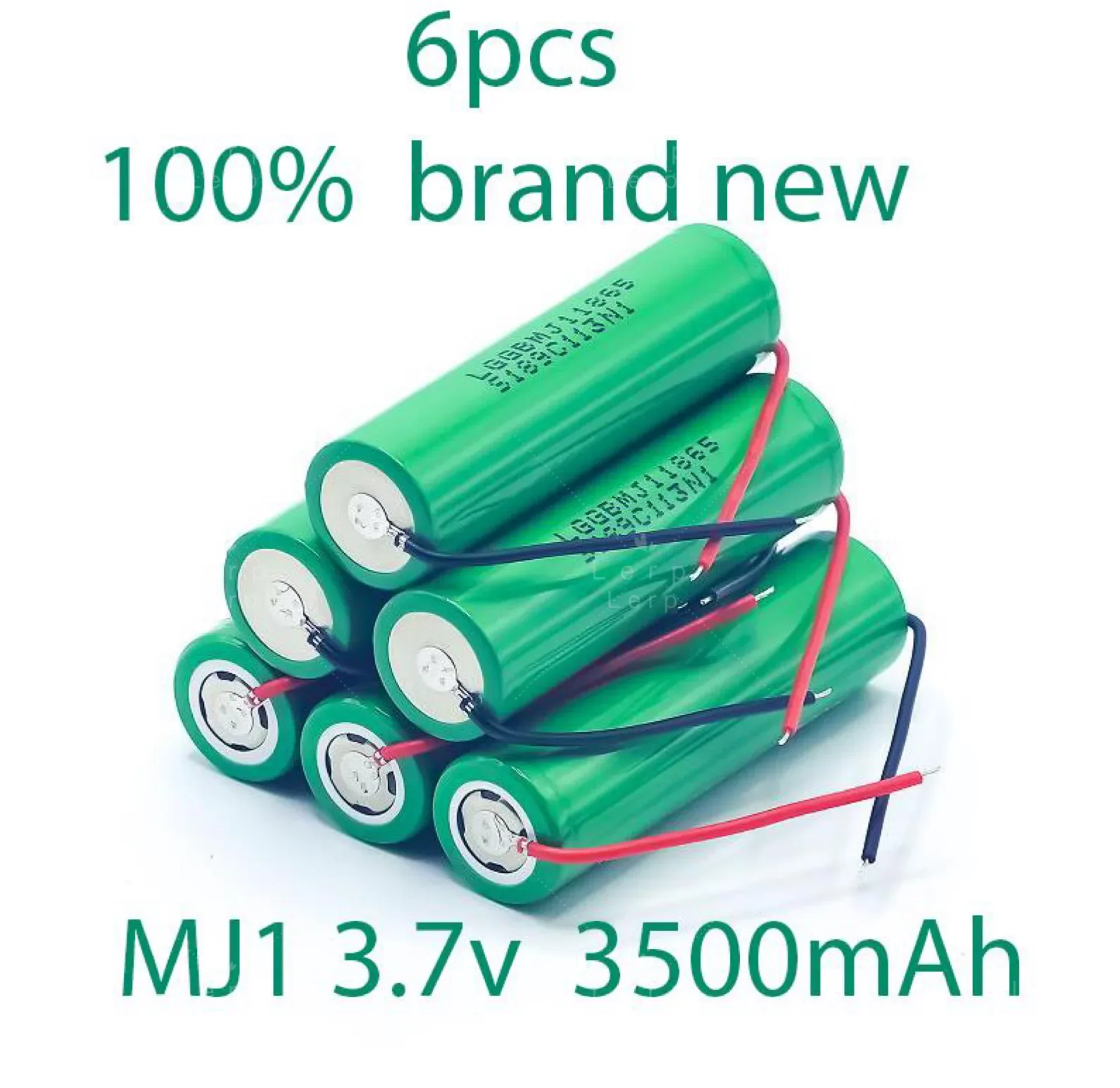 2024 new 18650 MJ1 3.7V 3500mAh rechargeable lithium battery, high-power discharge 30A, high current self-made