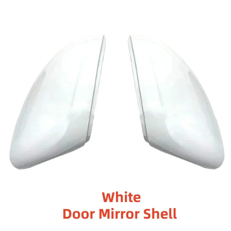ABS plastic Car Black Rearview Accessories Door Mirror Shell For CITROEN C3 2016 2017 2018 2019 2020 White Car Decoration - view 3