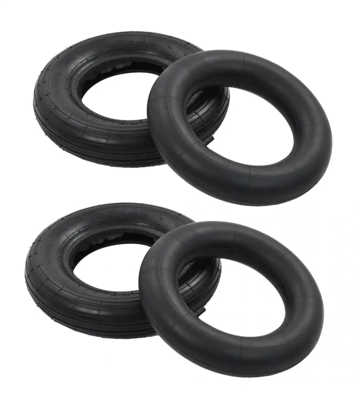 Wheelbarrow parts wheelset and wheelbarrow air chambers rubber 3.50-8 4PR