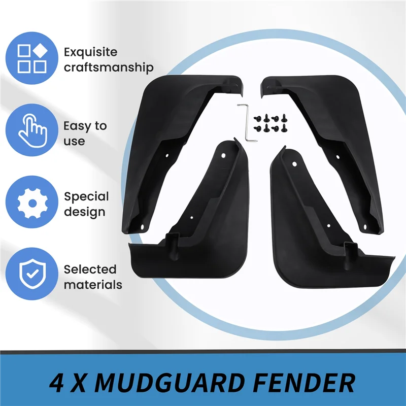 

A82M-4 шт. брызговики для Volvo EX30 2024, брызговики, брызговики на крыло, передние и задние аксессуары для защиты автомобиля