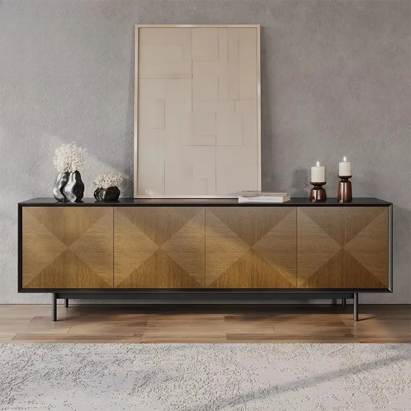 

#Light Luxury Minimalism Medieval Style TV Cabinet Household Living Room Floor-Standing Storage