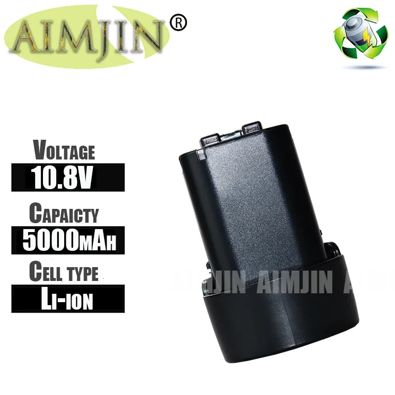 For Makita 10.8V 5AH 18650 Tool Battery BL1013 TD090D TD090DW DF030D LCT203W BL1014 L50 Series Lithium Replace Battery 5000mah