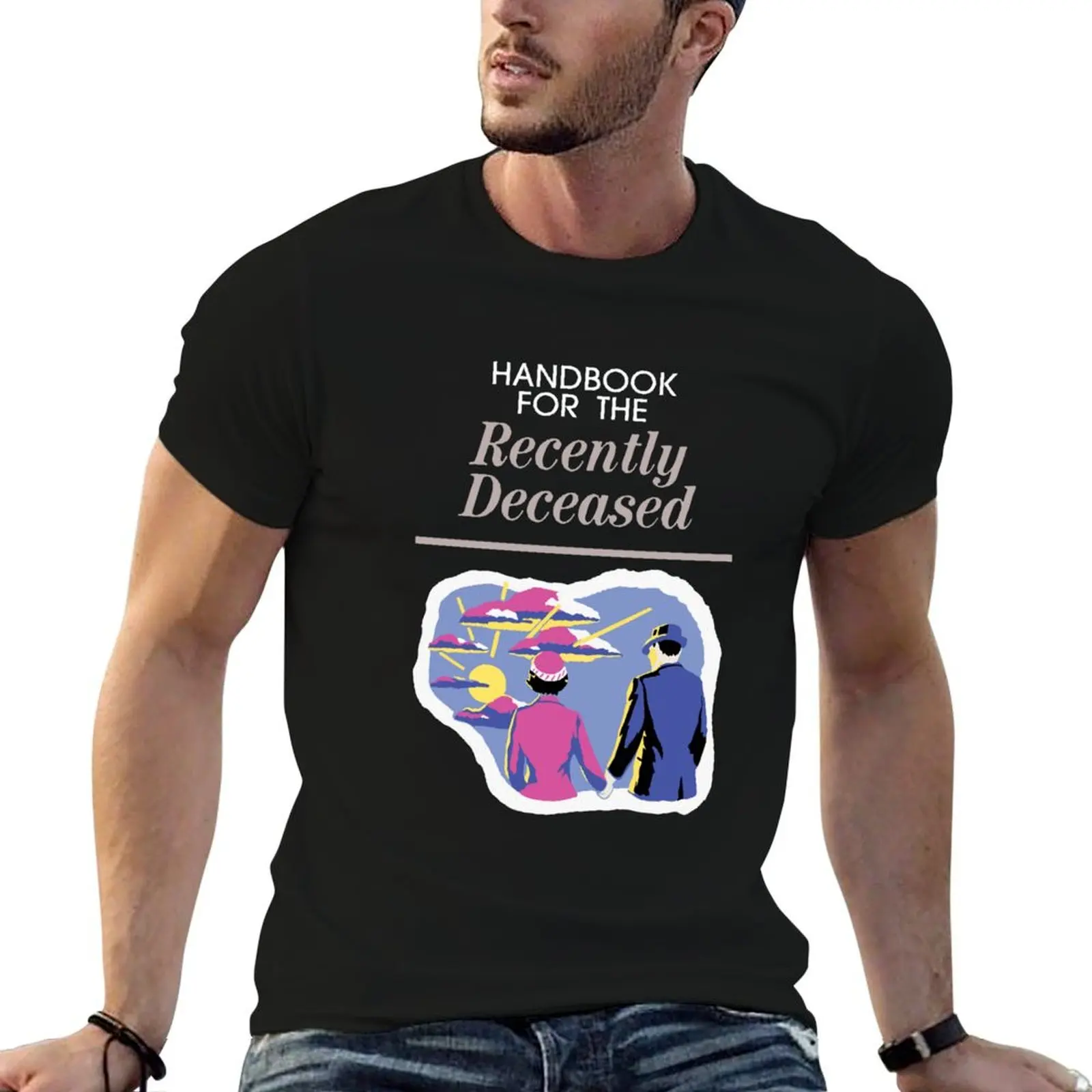 Handbook For The Recently Deceased T-Shirt plus sizes Short sleeve tee fitted t shirts for men