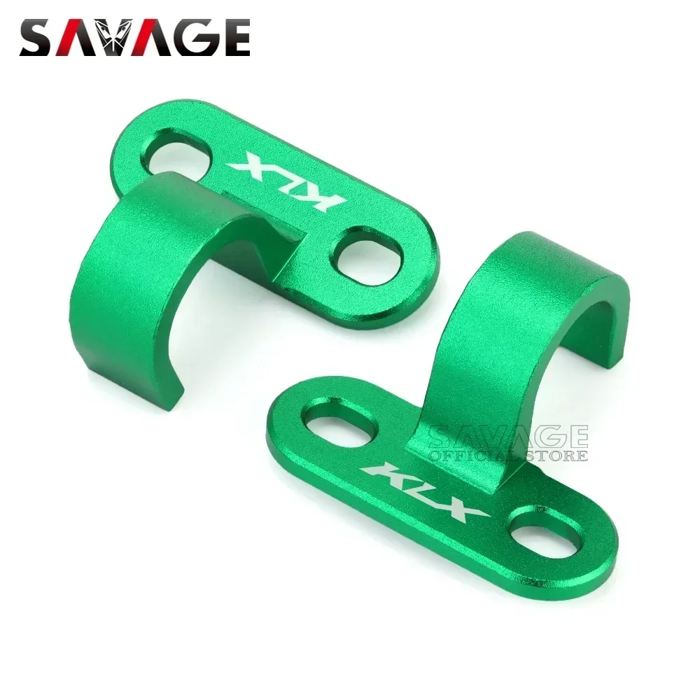 Collier de serrage pour tuyau de frein avant et arrière, KX KLX, Kawasaki KLX450R KX250 KX450 KLX KX 125 250 450 KX450F KX250F Lines FiosphHolder