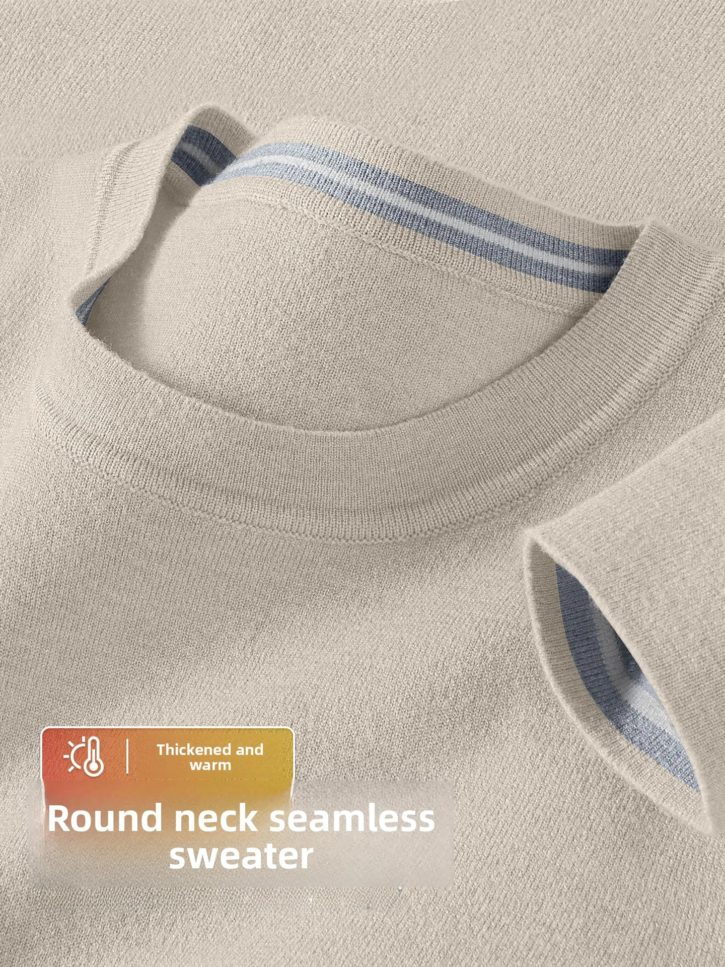 

Comfortable Warm round Ne Long Sve Men's Sweater Sl Knitted Casual Wear for Autumn Winter Faion Trend 2025