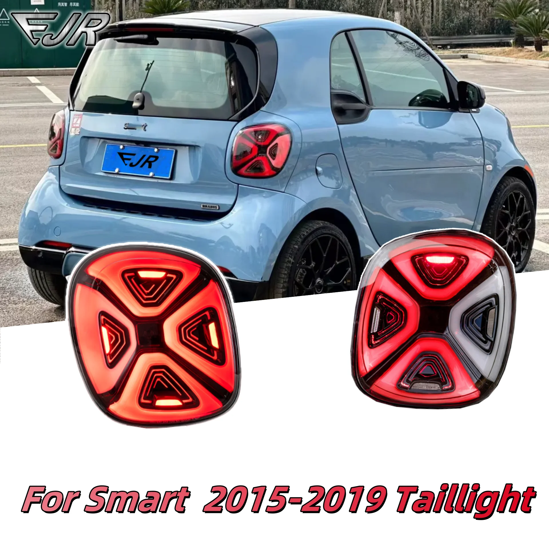 

LED Taillights For Mercedes Benz Smart 453 Fortwo/forfour 2014-2019 DRL Signal LED Car Tail Lamp Assembly