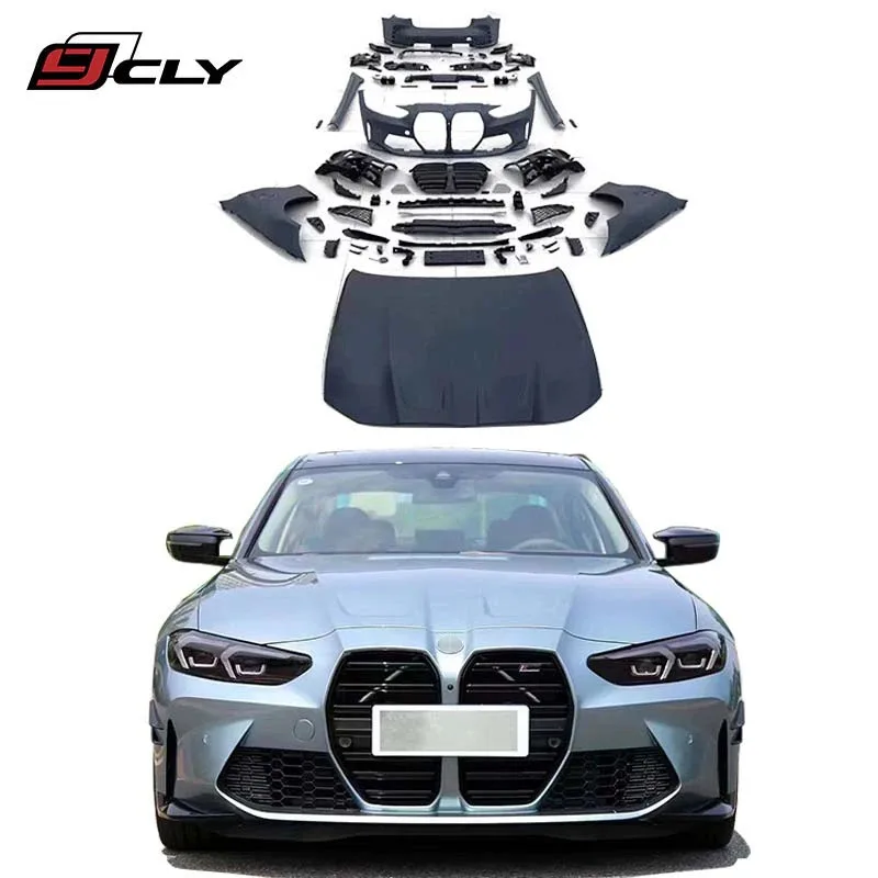 

Вспышка распродажа! Автомобильный комплект для 3 серии G20, обновление M3, передний бампер, капот, крыло, задний бампер, боковая юбка 2022 2023