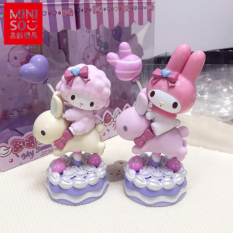 

Miniso Sanrio Sweet Party Series My Melody My Sweet Piano Figure Model Toy Collection Decoration Ornament Children Birthday Gift