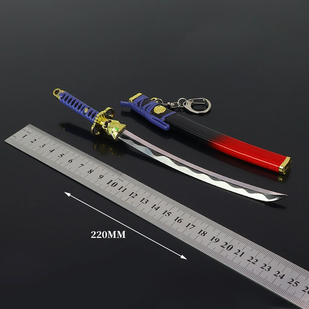 Valorant Weapon Onimaru Kunitsuna Oni EP 6 Skin for Melee Weapon Model 22cm Game Metal Steel Samurai Sword Gifts Toys for Boys