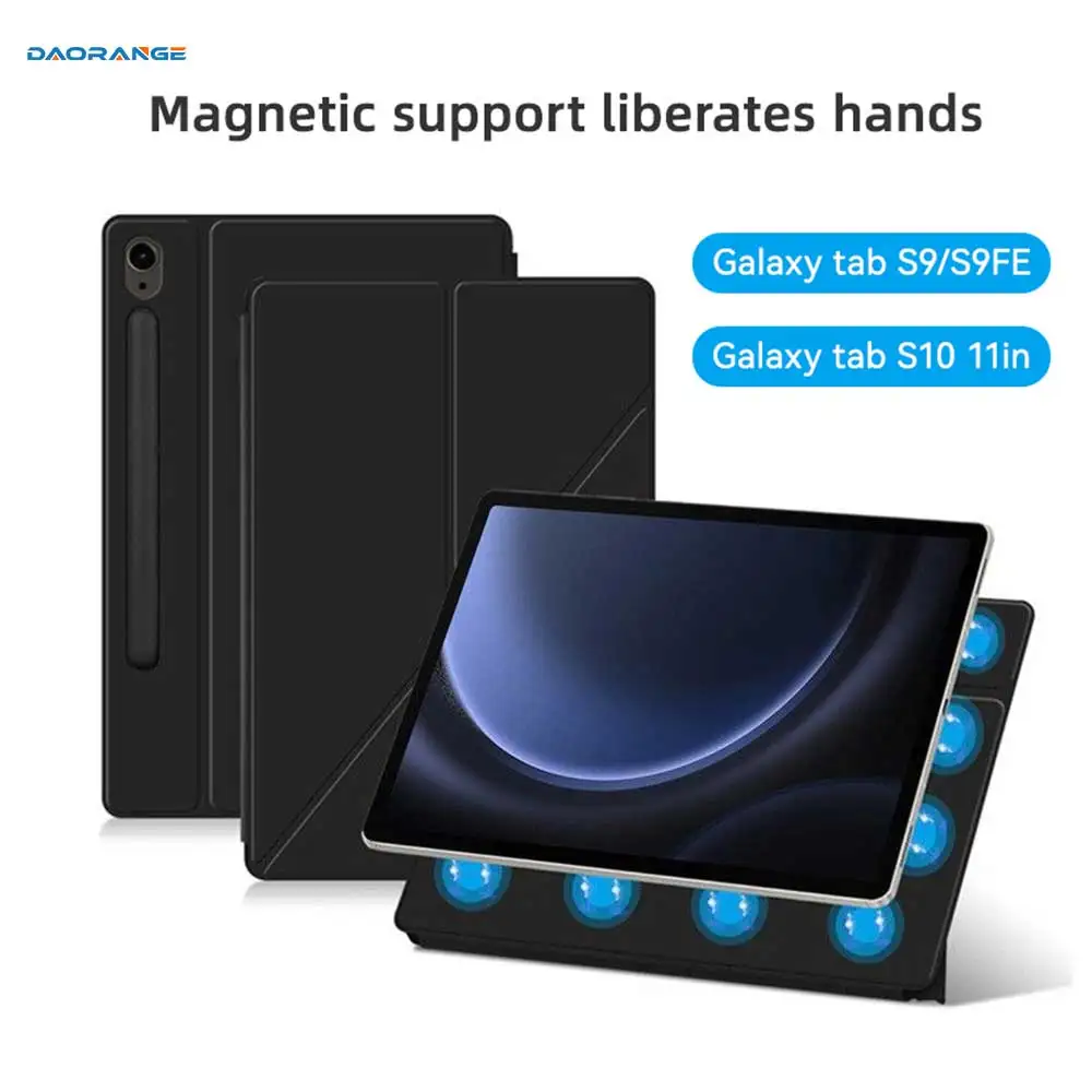 

K fold For samsung tablet Keyboard Case For Galaxy tab S9U S10U For Galaxy tab S9 S9FE S10 11in S9+/S10+ 12.4' Tablet Cover
