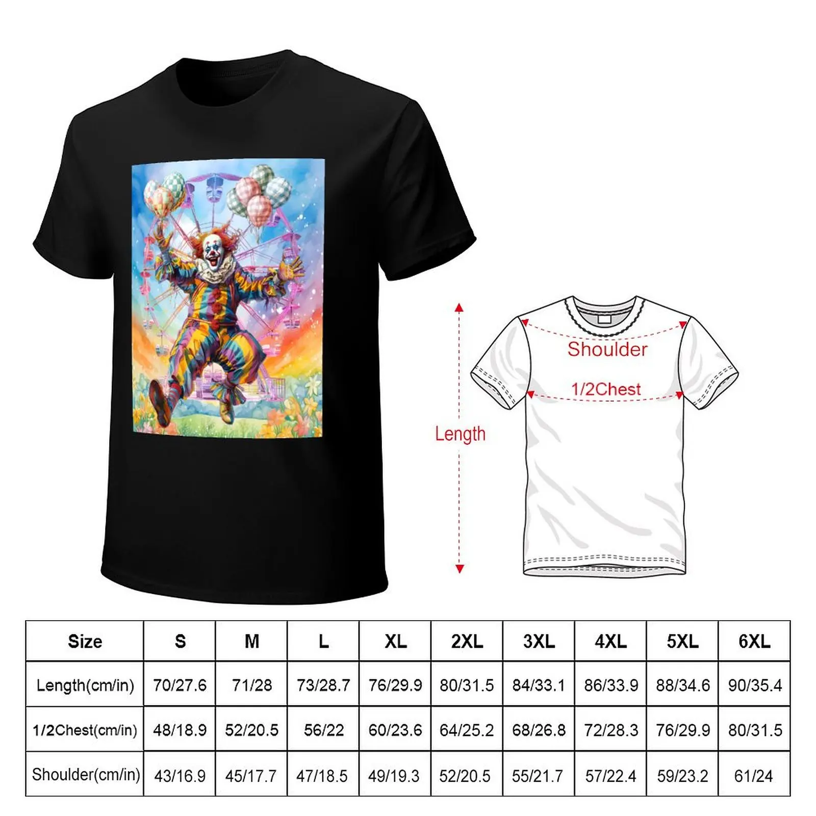 Carnival Clown Delight: Ferris Wheel Fiesta T-Shirt Thanksgiving Day Tee Top